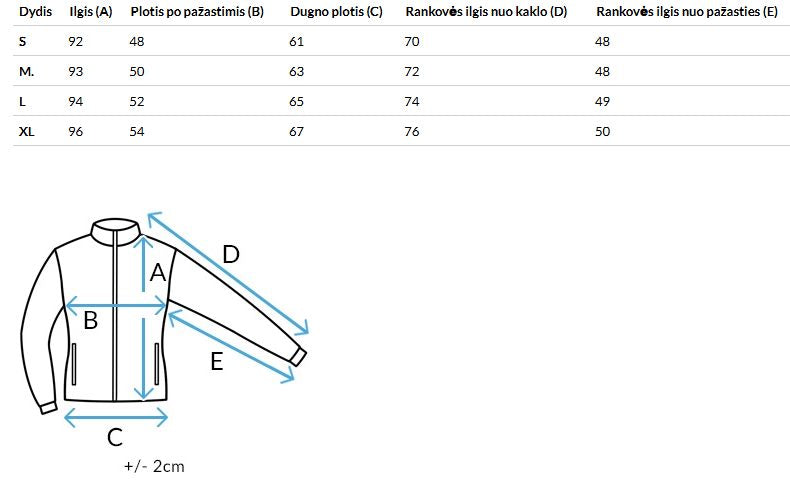 Moteriška dygsniuota juoda striukė Bela