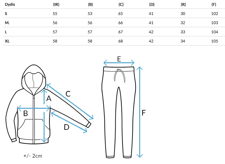 Moteriškas rusvas sportinis kostiumas Newport