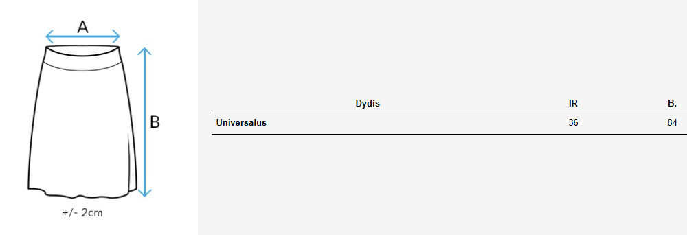 Moteriškas rusvos spalvos tiulio sijonas Milani