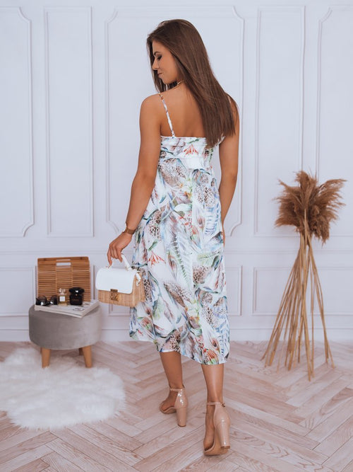 Akcija Balta moteriška suknelė su gėlėmis Ladybird