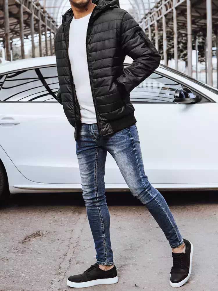 Vyriška juoda striukė Rikon