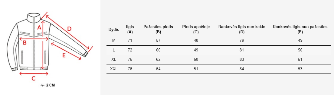 Vyriška juoda striukė Rikon
